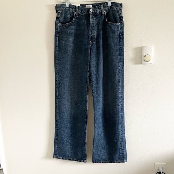 Citizens of Humanity Annina Trouser Jean Women’s Size 30 Westwood Dark Wash NWT - Picture 4 of 14